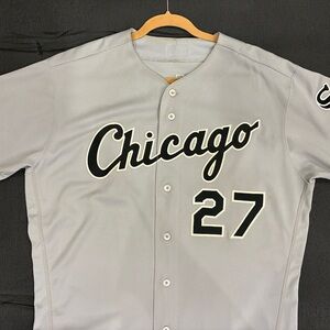 Authentic Game-Used, Player Worn Lucas Geolito, MLB White Sox Jersey